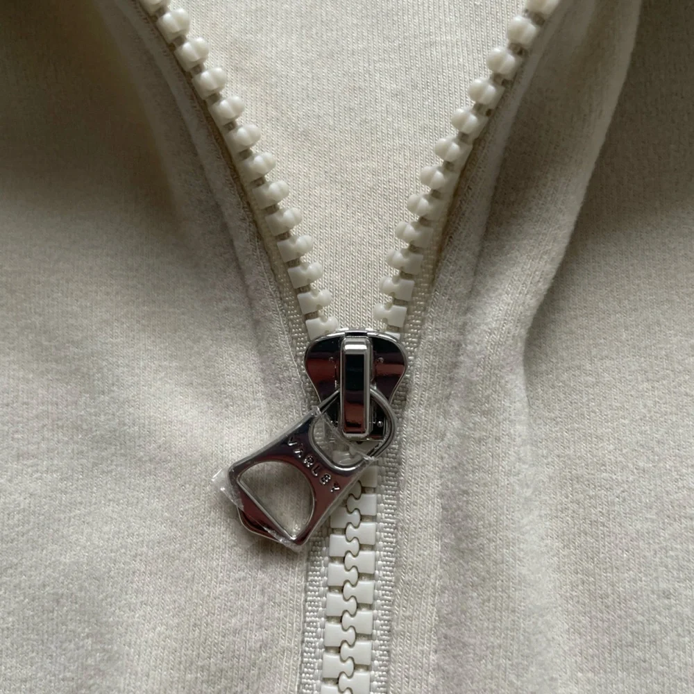 Varley Women’s Half Zip Sweater Drawcord Hem Midlayer Sz S Cream NWOT - Picture 6 of 9